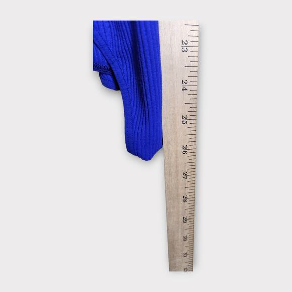 FP Movement Free People Long Sleeve Stretch Cutout Bodysuit Purple Women’s M/L - Picture 7 of 7